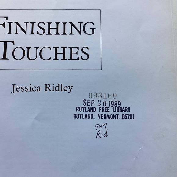 Finishing Touches Hardcover Book Interior Painting Decor Textures Techniques DIY - Picture 6 of 12